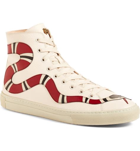 gucci snake sneakers high top.